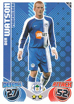 Ben Watson Wigan Athletic 2010/11 Topps Match Attax #332